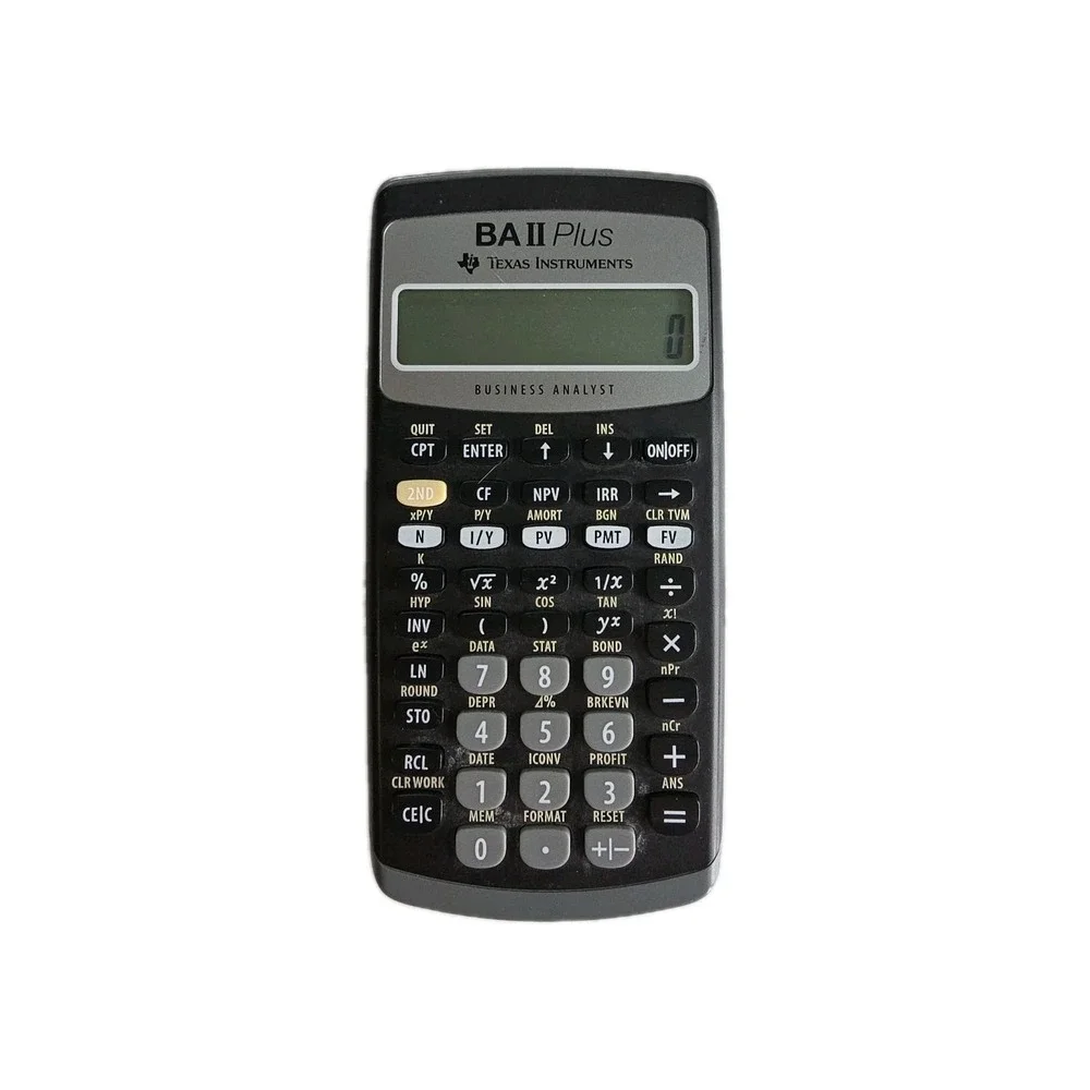 Texas Instruments TI BA II Plus Business Analyst Financial Calculator NO COVER